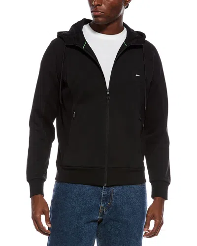 Hugo Boss Saggy Ribbed Jacket In Black