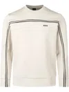 Hugo Boss Salbo 1 "beige" Sweatshirt In Neutrals