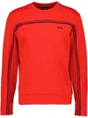 Hugo Boss Salbo 1 "red" Sweatshirt In Red