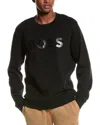 Hugo Boss Boss  Salbo Crewneck Sweater In Black