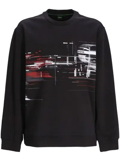 Hugo Boss Salbonic Sweatshirt In Schwarz