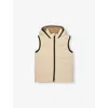 Hugo Boss Sand Hooded Quilted Shell-down Vest 4-16 In Brown