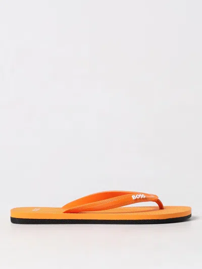 Hugo Boss Sandals Boss Men Color Orange In Orange