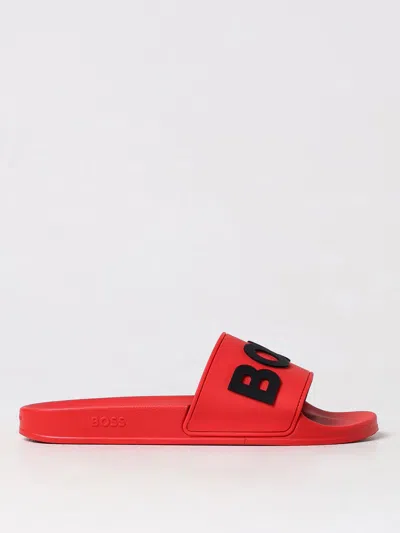 Hugo Boss Sandals Boss Men Color Pink In Pink