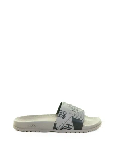 Hugo Boss Sandals In Gray