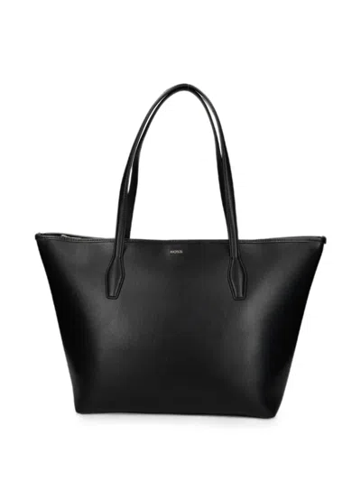 Hugo Boss Sandy Logo-plaque Shoulder Bag In Black