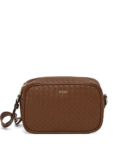 Hugo Boss Sandy Satchel Bag In Brown
