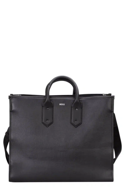 Hugo Boss Sandy Tote In Brown