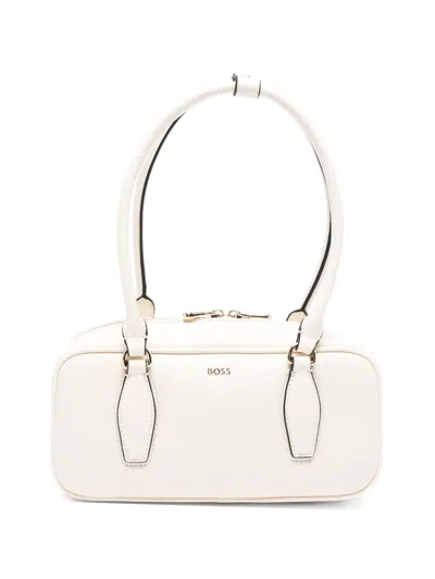 Hugo Boss Sandy Zip Shoulder Bag In White