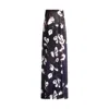 HUGO BOSS SATIN MAXI SKIRT WITH TULIP PRINT