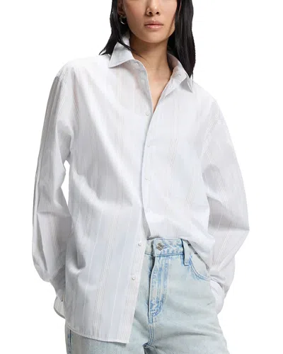 Hugo Boss Saturday Button Front Shirt - Exclusive In White