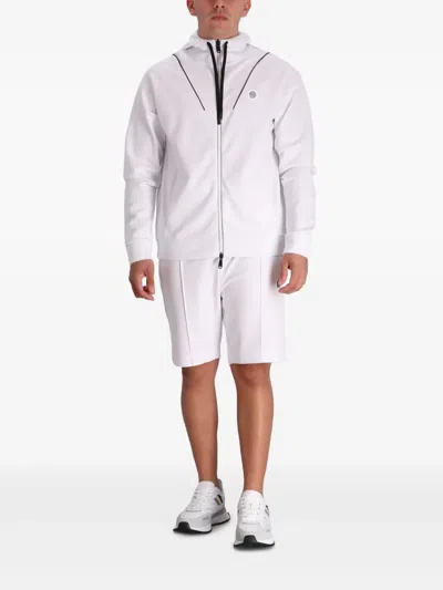 Hugo Boss Seam-detail Shorts In White
