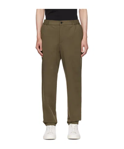 HUGO BOSS SEMI-ELASTIC WAIST CASUAL PANTS