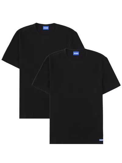 Hugo Boss Hugo Set Da Due T-shirt Con Logo In Black