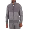 Hugo Boss Shepherd Regular-fit Zipped Sweatshirt In Gray