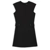 Hugo Boss Boss Dumia Belted A-line Dress In Black