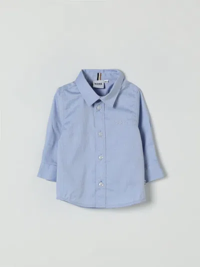 Hugo Boss Babies' Shirt Boss Kids Color Gnawed Blue