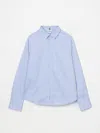 Hugo Boss Shirt Boss Kids Color Sky In Sky