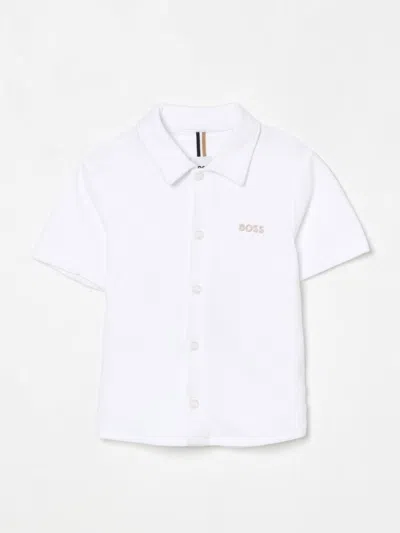 Hugo Boss Babies' Hemd Boss Kinder Farbe Weiss