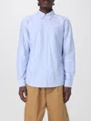 Hugo Boss Camicia Boss In Popeline Di Cotone In Blue