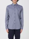 Hugo Boss Camicia Boss In Popeline Di Cotone In Blue