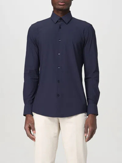 Hugo Boss Shirt Boss Men Color Blue In Blau