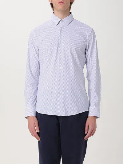 Hugo Boss Shirt Boss Men Colour Gnawed Blue In Hellblau