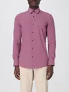 Hugo Boss Camicia Basic Boss In Popeline Di Cotone In Pink