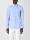 Hugo Boss Camicia Boss In Popeline Di Cotone In Blue