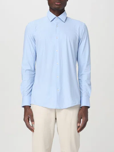 Hugo Boss Shirt Boss Men Color Sky Blue In Hellblau