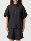 Hugo Boss Camicia Basic Boss In Ramiè In Black