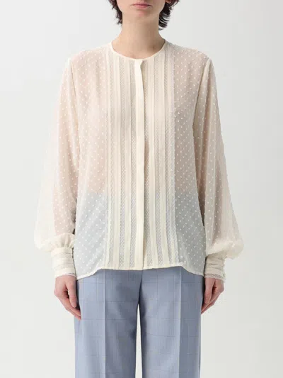 Hugo Boss Shirt Boss Woman Color Yellow Cream
