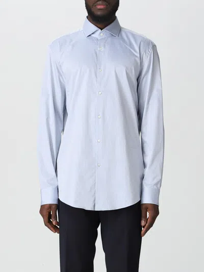 Hugo Boss Shirt Hugo Men Color Sky Blue