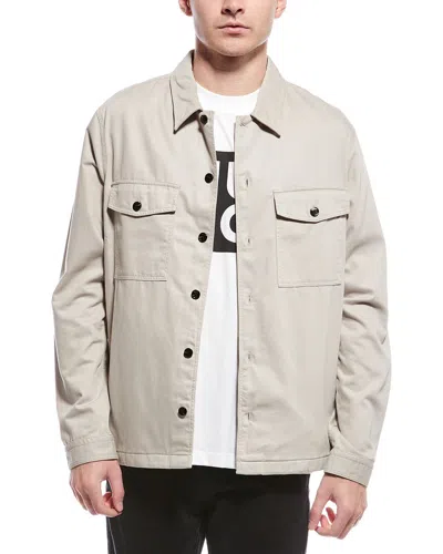 Hugo Boss Shirt Jacket In Gray