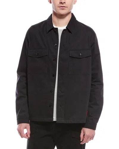 Hugo Boss Shirt Jacket In Black