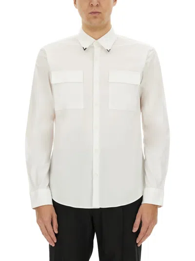 Hugo Boss Shirt With Logo In White