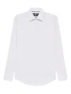 Hugo Boss Striped Long-sleeve Shirt In Metallic