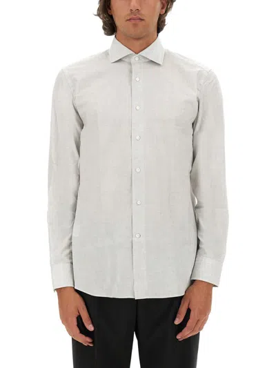 Hugo Boss Shirts In Grey