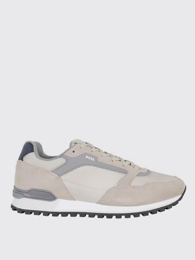 HUGO BOSS SNEAKERS BOSS MEN COLOR BEIGE,H25300022