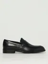 Hugo Boss Leather Loafers With Penny Trim