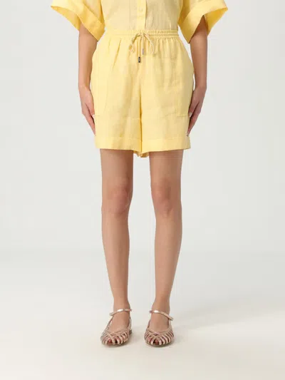 Hugo Boss Pantaloncino Boss Donna Colore Giallo In Yellow