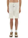 Hugo Boss Boss Short Lpeetlplrdss252 In White