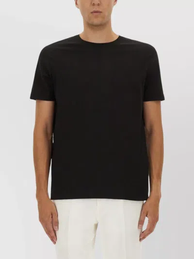 Hugo Boss Short Sleeve Crew Neck Basic T-shirt In Black