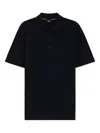 Hugo Boss Regular-fit Knit Polo Blended With Cotton In Black