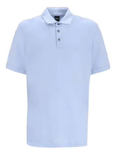 Hugo Boss Short-sleeve Polo Shirt In Blue