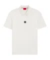 Hugo Boss Poloshirt Mit Logo-patch In White