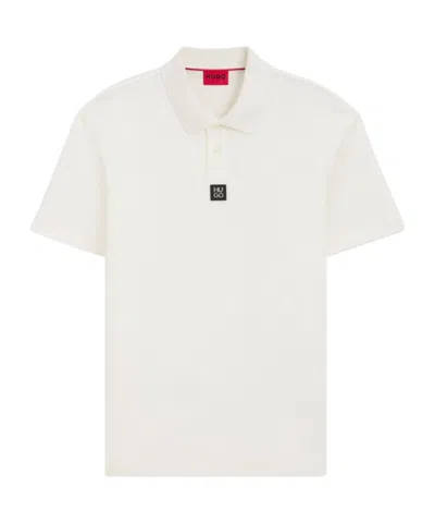 Hugo Boss Short Sleeve Polo Shirt In White