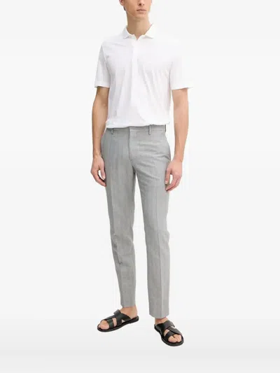 Hugo Boss Short-sleeve Polo Shirt In White
