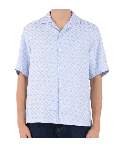 Hugo Boss Short Sleeve Shirt In Blue