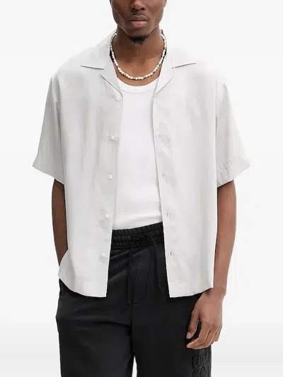 Hugo Boss Short-sleeve Shirt In White